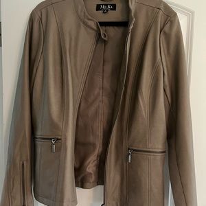 NWT MO-KA Ebele Faux Leather Jacket Vegan Stitch Fix XL